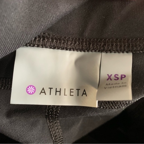 Athleta Sophia Moto Street Tight In Black 78003 Size XS Petite - Picture 8 of 8